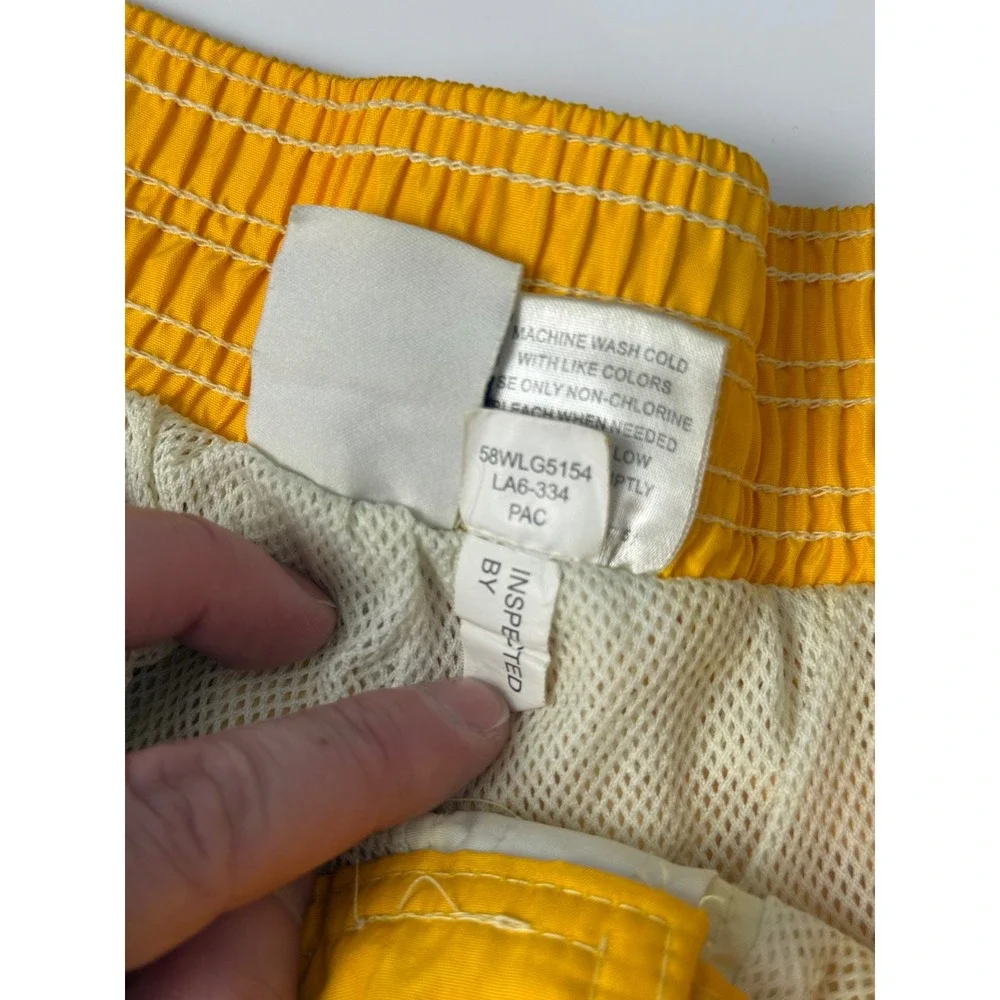 Vintage NFL Team Apparel Green Bay Packers Swim Trunks XXL Board Shorts